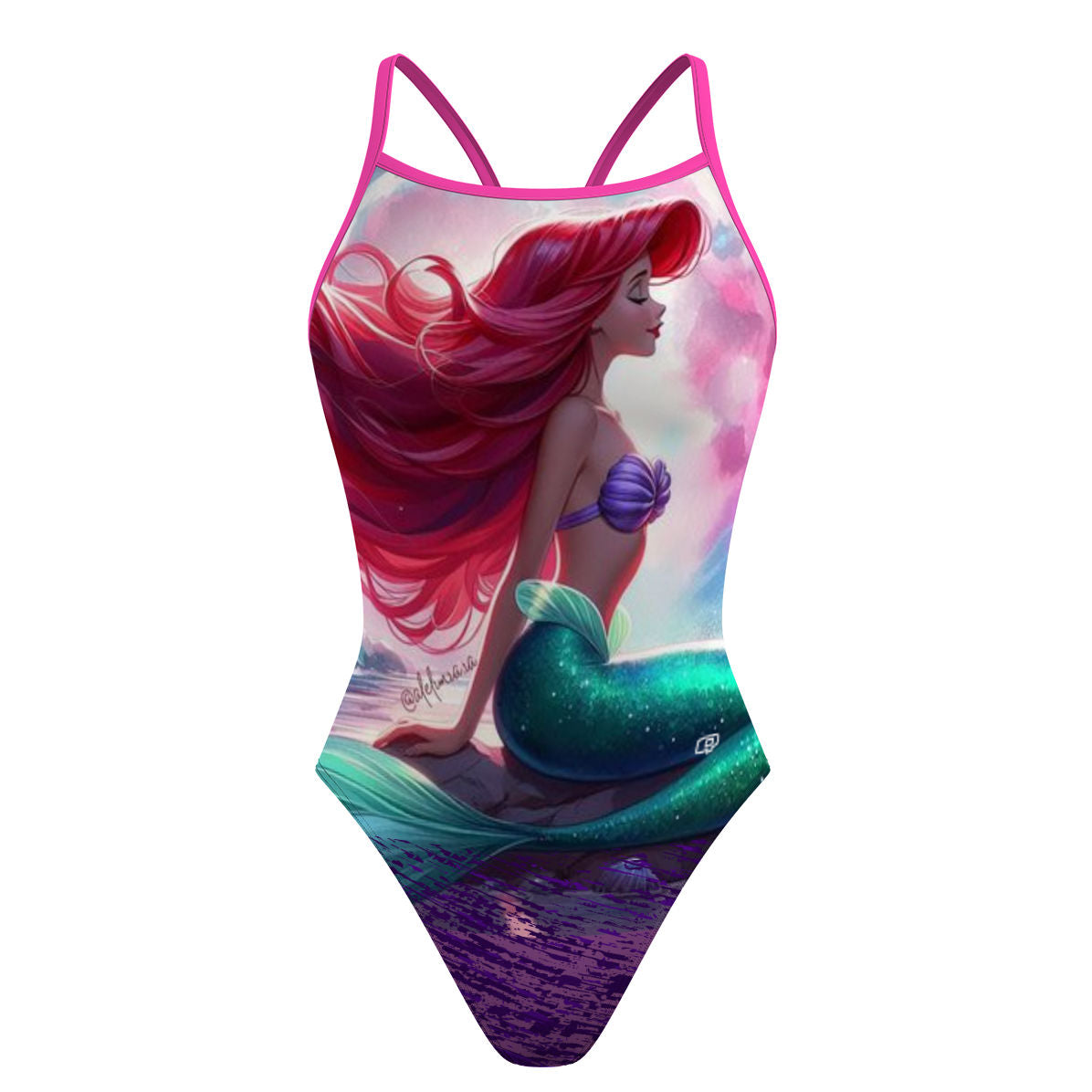 Sirenita_4 - Skinny Strap Swimsuit