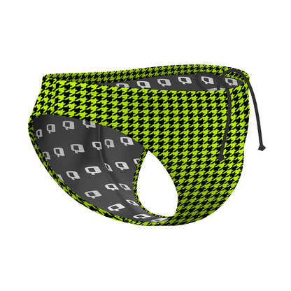 Houndstooth 40a - Waterpolo Brief Swimsuit
