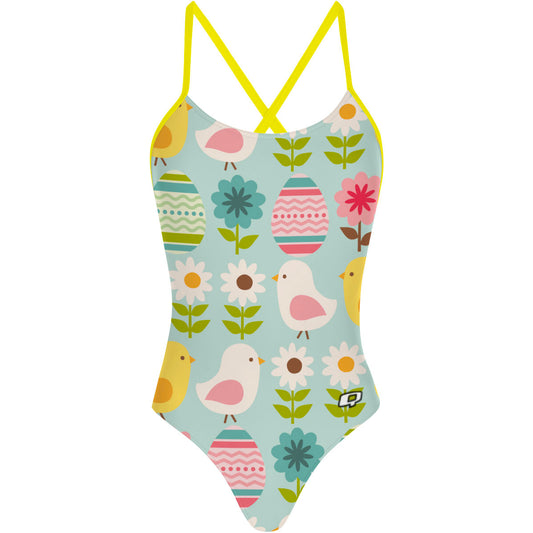 Easter Chick - Tieback One Piece Swimsuit