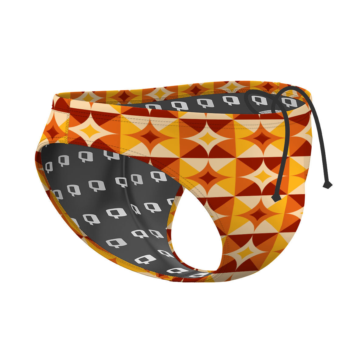 70s Pattern 3 - Waterpolo Brief Swimsuit