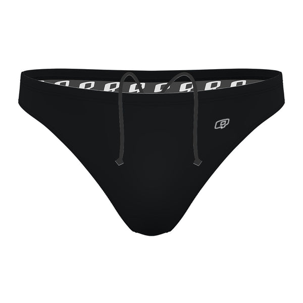 Solid Black - Waterpolo Brief