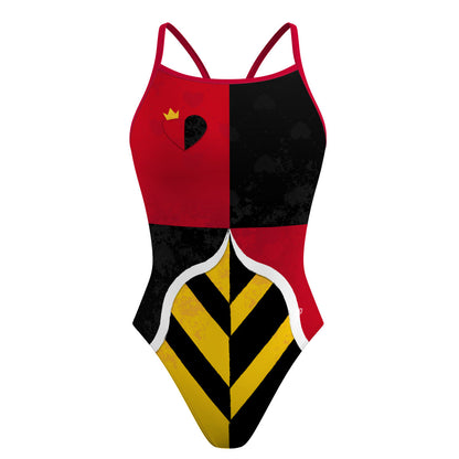 Red Queen - Skinny Strap Swimsuit