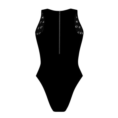 Jellyfish Flow - Women's Waterpolo Swimsuit Cheeky Cut