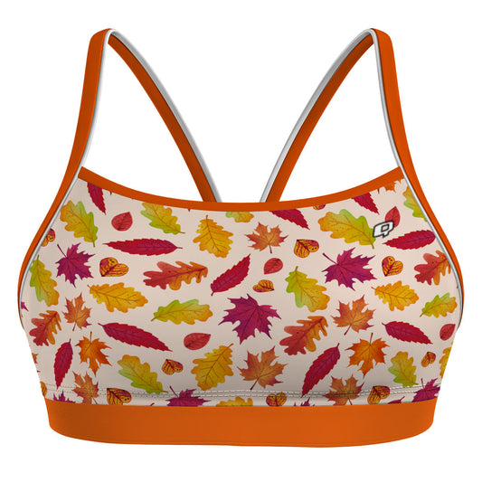 Leafy Lullaby - Classic Sports Bikini Top