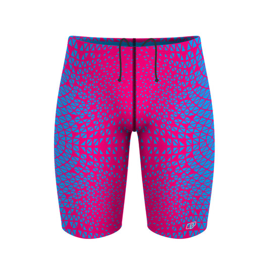 Pink/ Turqouise Geometry - Jammer Swimsuit