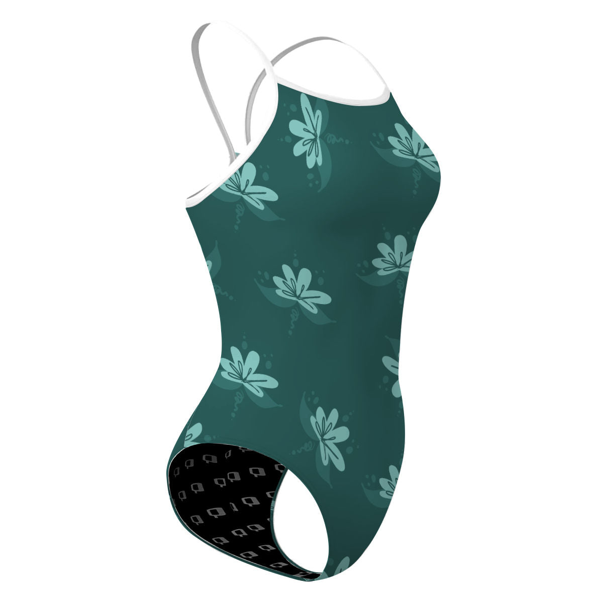 LotusMint - Skinny Strap Swimsuit