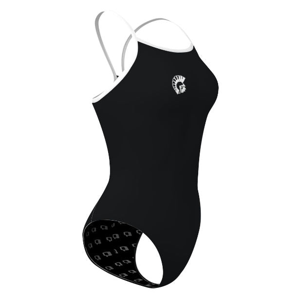 Roger Bacon Girl - Solid Skinny Strap Swimsuit - PERSONALIZED