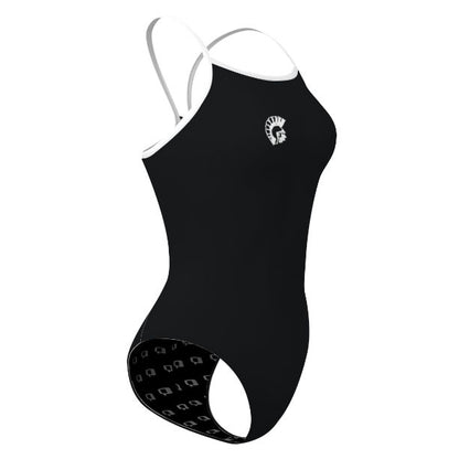 Roger Bacon Girl - Solid Skinny Strap Swimsuit - PERSONALIZED