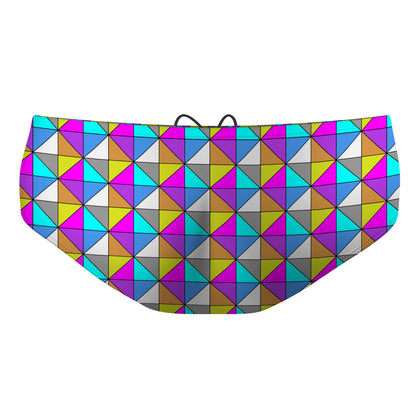 Geometric Pattern Brief - Classic Brief Swimsuit