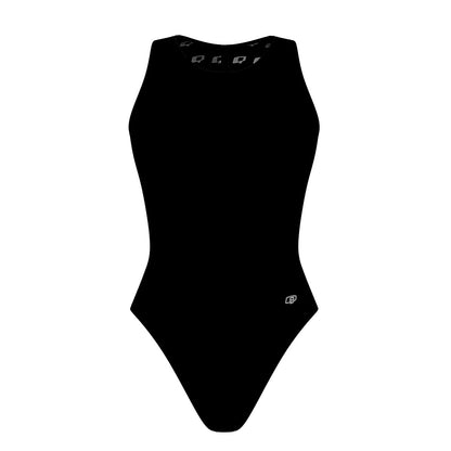 Black - Women's Waterpolo Swimsuit Classic Cut