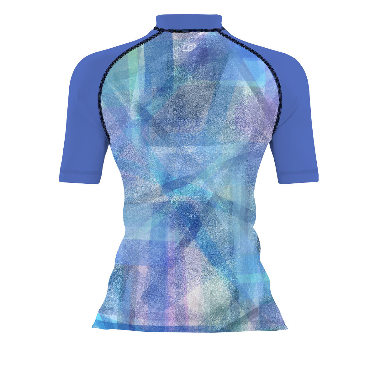 Abstract Particles - Women's Surf UPF50+ Short Sleeve Rash Guard