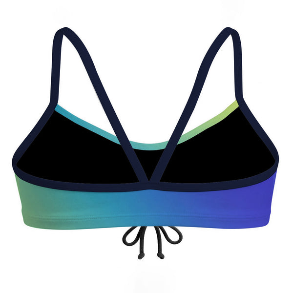 Fade Lagoon Bandeau Bikini Top, view 2