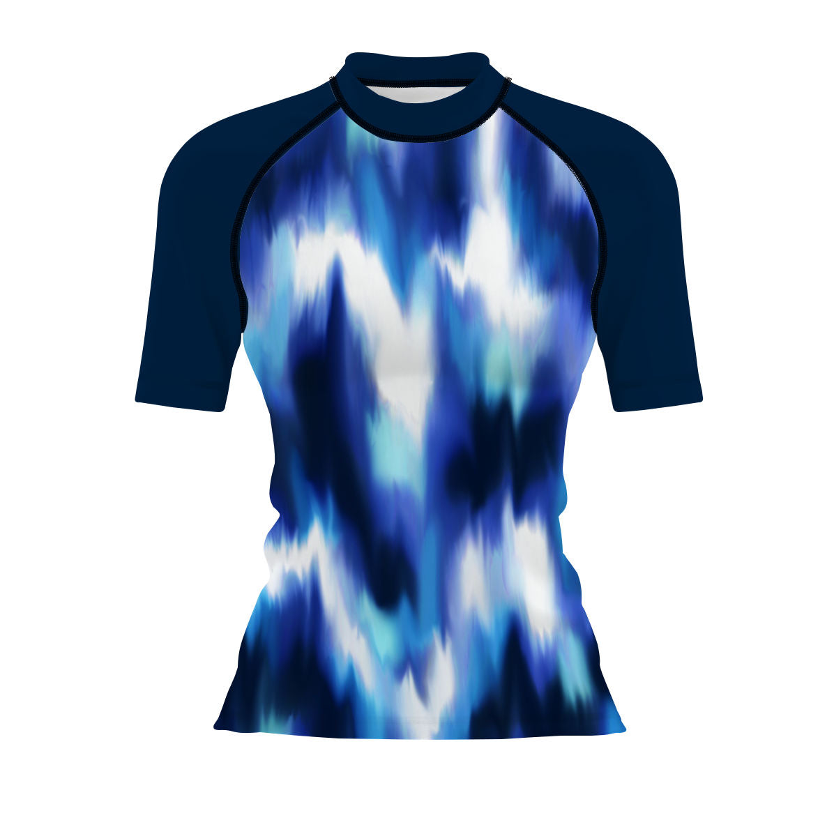 Marbled Movement - Women's Surf UPF50+ Short Sleeve Rash Guard