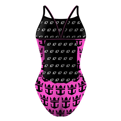 RCCL Hotpink - Sunback Tank Swimsuit