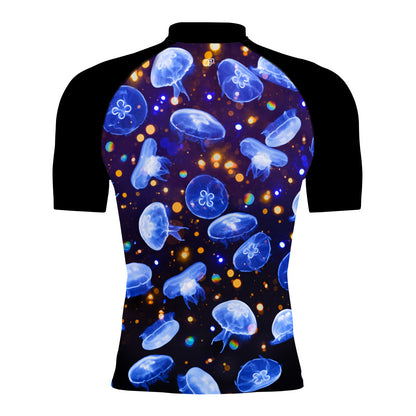 Jelly Jiggle - Men's Surf UPF50+ Short Sleeve Rash Guard