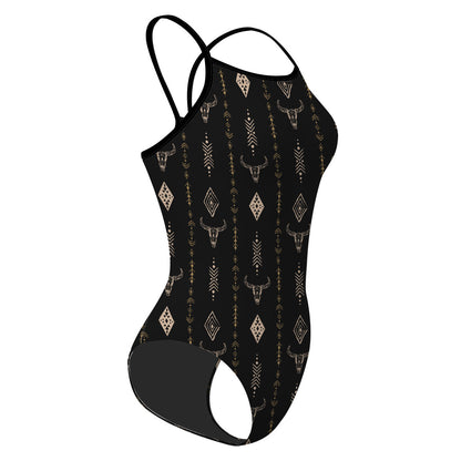 Western Bull - Skinny Strap Swimsuit