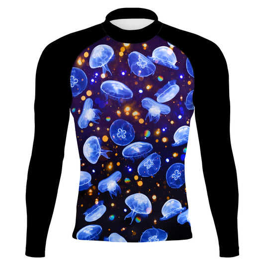 Jelly Jiggle - Men's Surf UPF50+ Long Sleeve Rash Guard