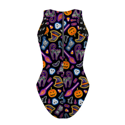 Halloween Trick or Treat - Women's Waterpolo Swimsuit Classic Cut