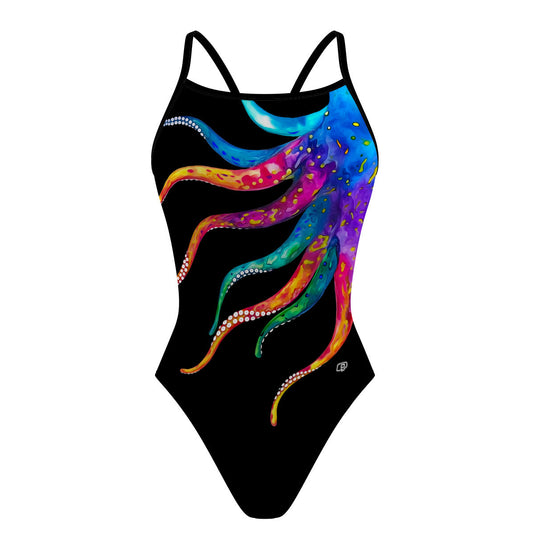 Octopus Squeeze - Sunback Tank Swimsuit