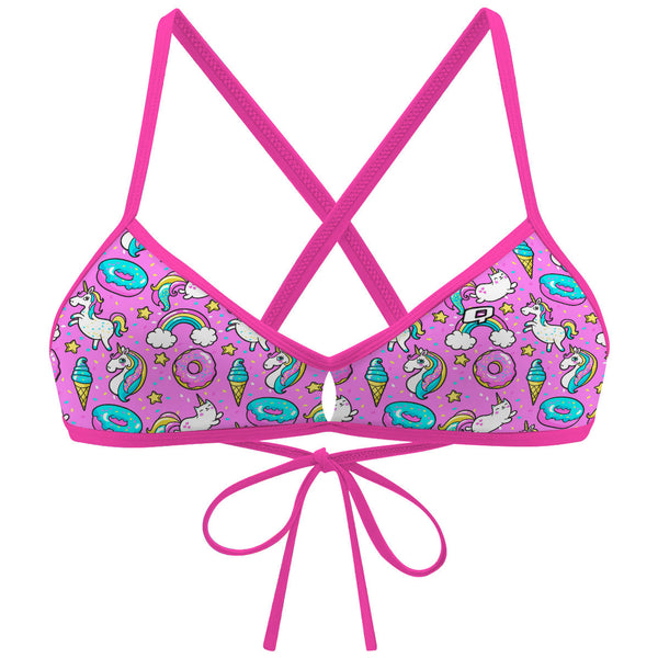 Confetti Demi Tieback Bikini Top