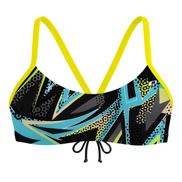 Distortia Bandeau Bikini Top