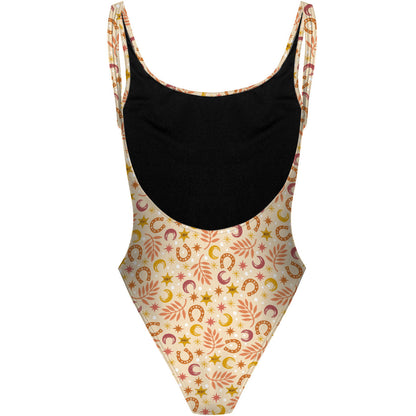 Sheriffs Horse - High Hip One Piece Swimsuit