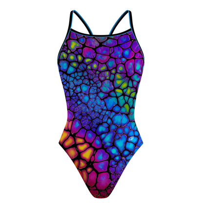 Chameleon Skin - Skinny Strap Swimsuit