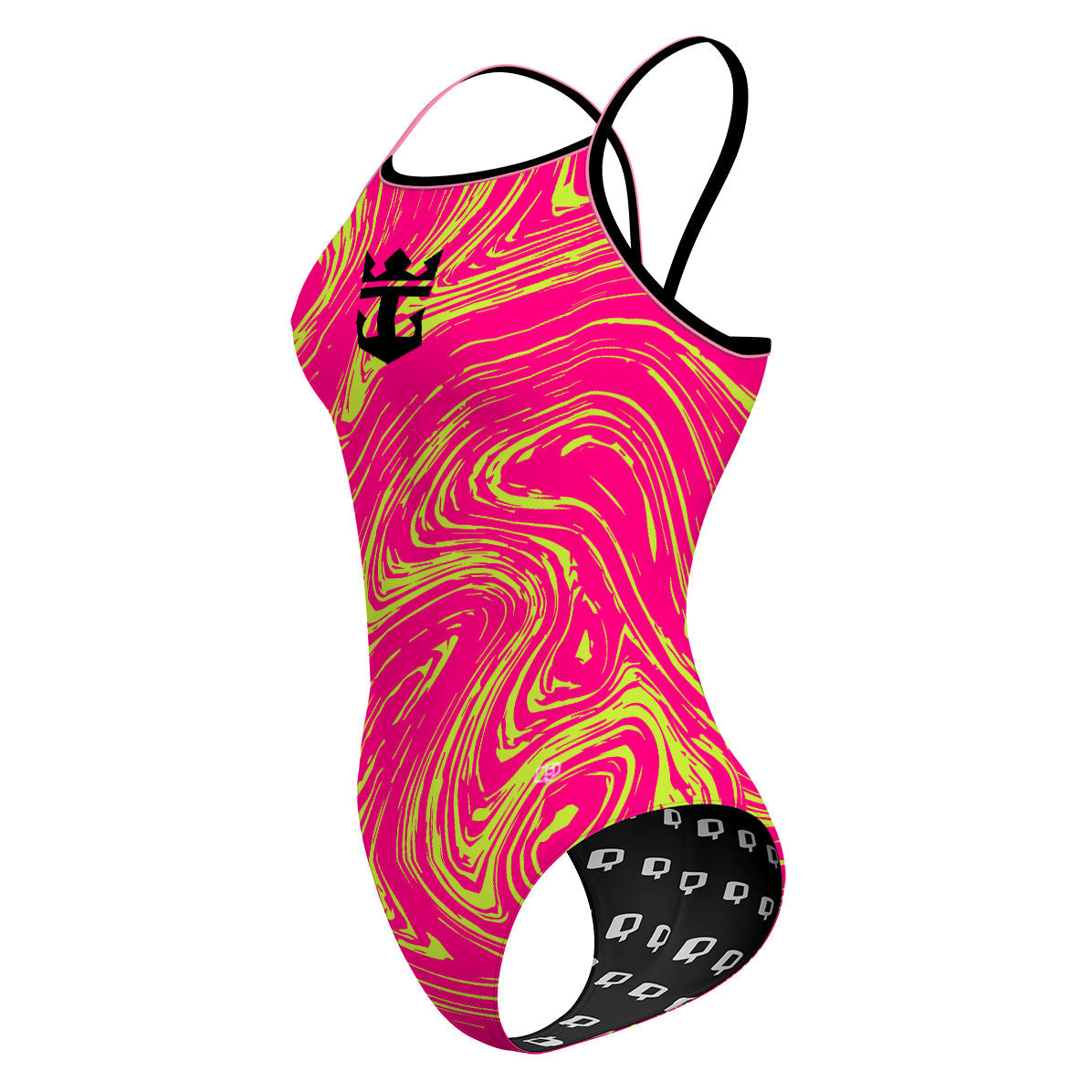 smaller logo - Sunback Tank Swimsuit