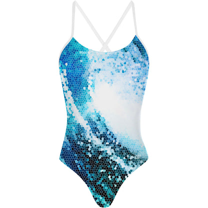 Eye of the Barrel - Tieback One Piece Swimsuit