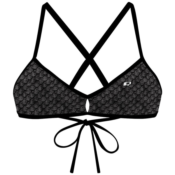 Dragon Scale Demi Tieback Bikini Top