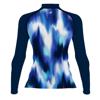 Marbled Movement - Women's Surf UPF50+ Long Sleeve Rash Guard
