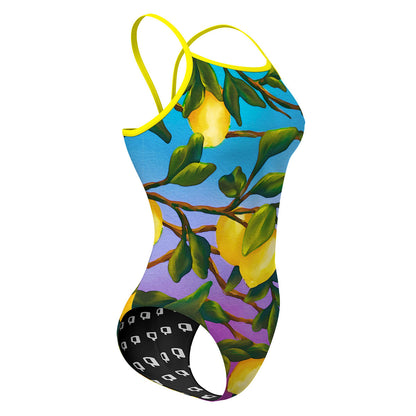 Lemon Squeeze - Sunback Tank Swimsuit