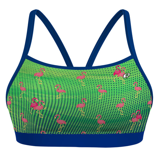 Party Flamingos - Classic Sports Bikini Top