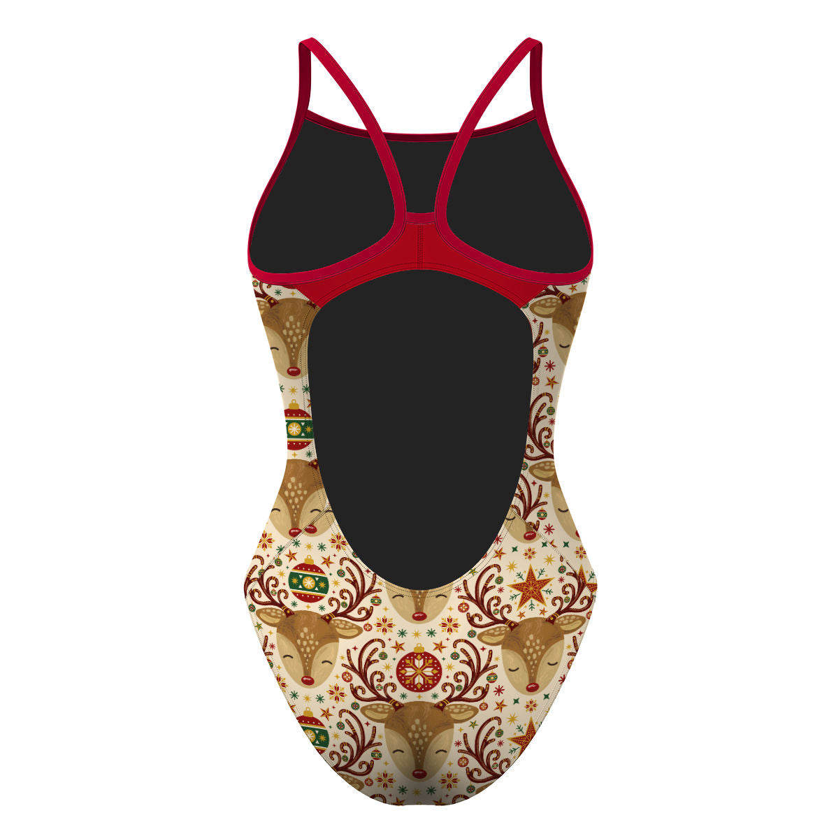 Reindeer Magic - Skinny Strap Swimsuit