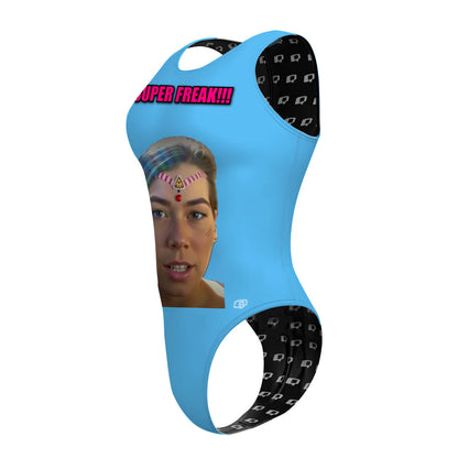 Angi's Headshot - Women's Waterpolo Swimsuit Cheeky Cut