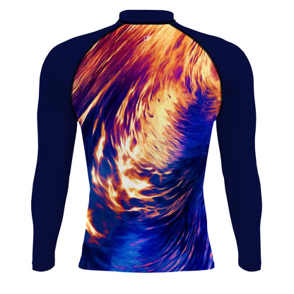 Wave Rider - Men's Surf UPF50+ Long Sleeve Rash Guard