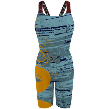 Colorful - Classic Strap Long Knee Women Jammer