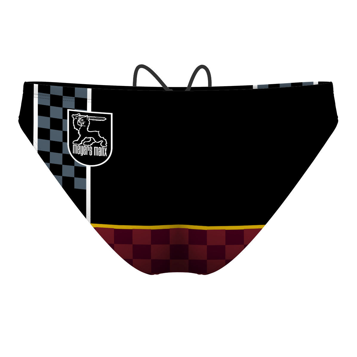Meyers Black Final - Waterpolo Brief Swimsuit