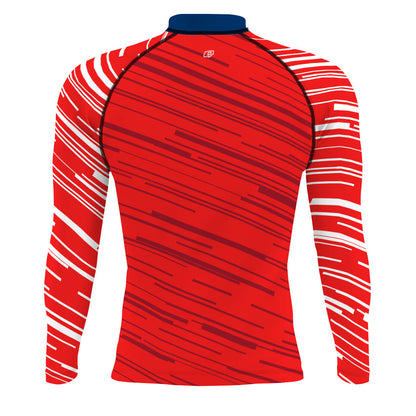 The Patriot - Men's Surf UPF50+ Long Sleeve Rash Guard