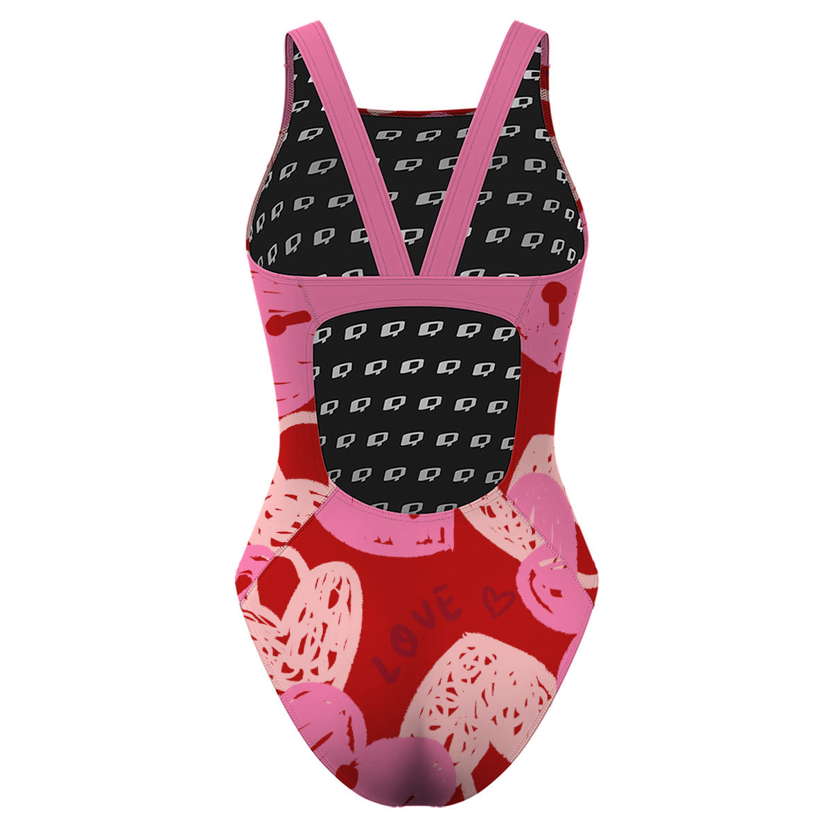 Heart lock - Classic Strap Swimsuit