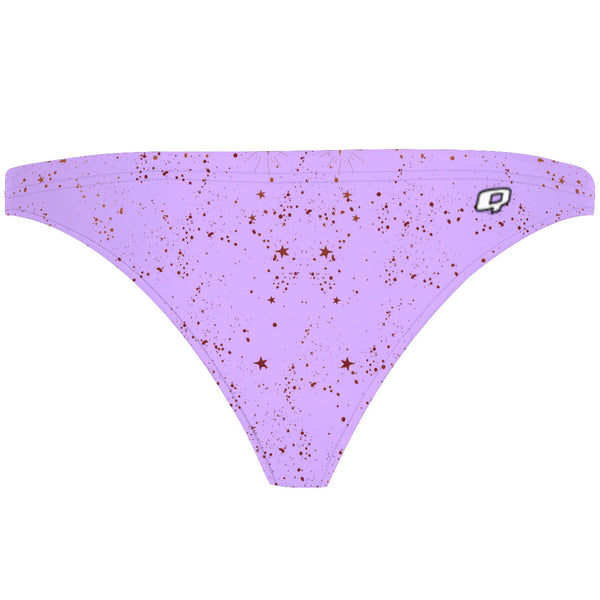 Purple Magic- Tieback Bikini Bottom