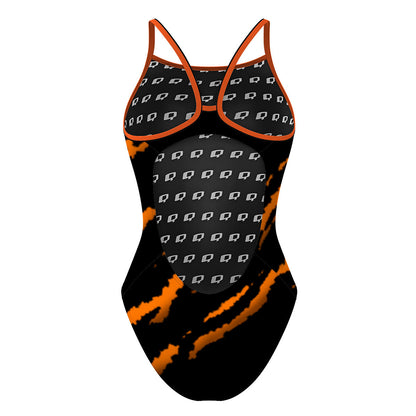 Tiger Team - Skinny Strap Swimsuit