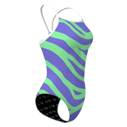 BrightZebra - Skinny Strap Swimsuit