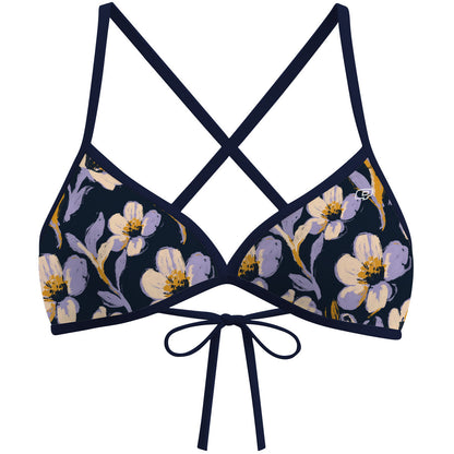 Midnight Garden Tieback Bikini Top