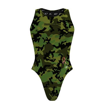 Cammy Camo - Women's Waterpolo Swimsuit Cheeky Cut