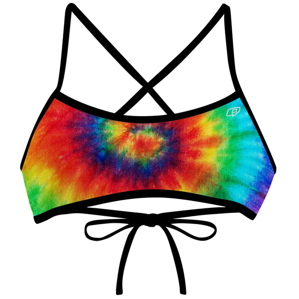 Tie Dye  Ciara Tieback Bikini Top