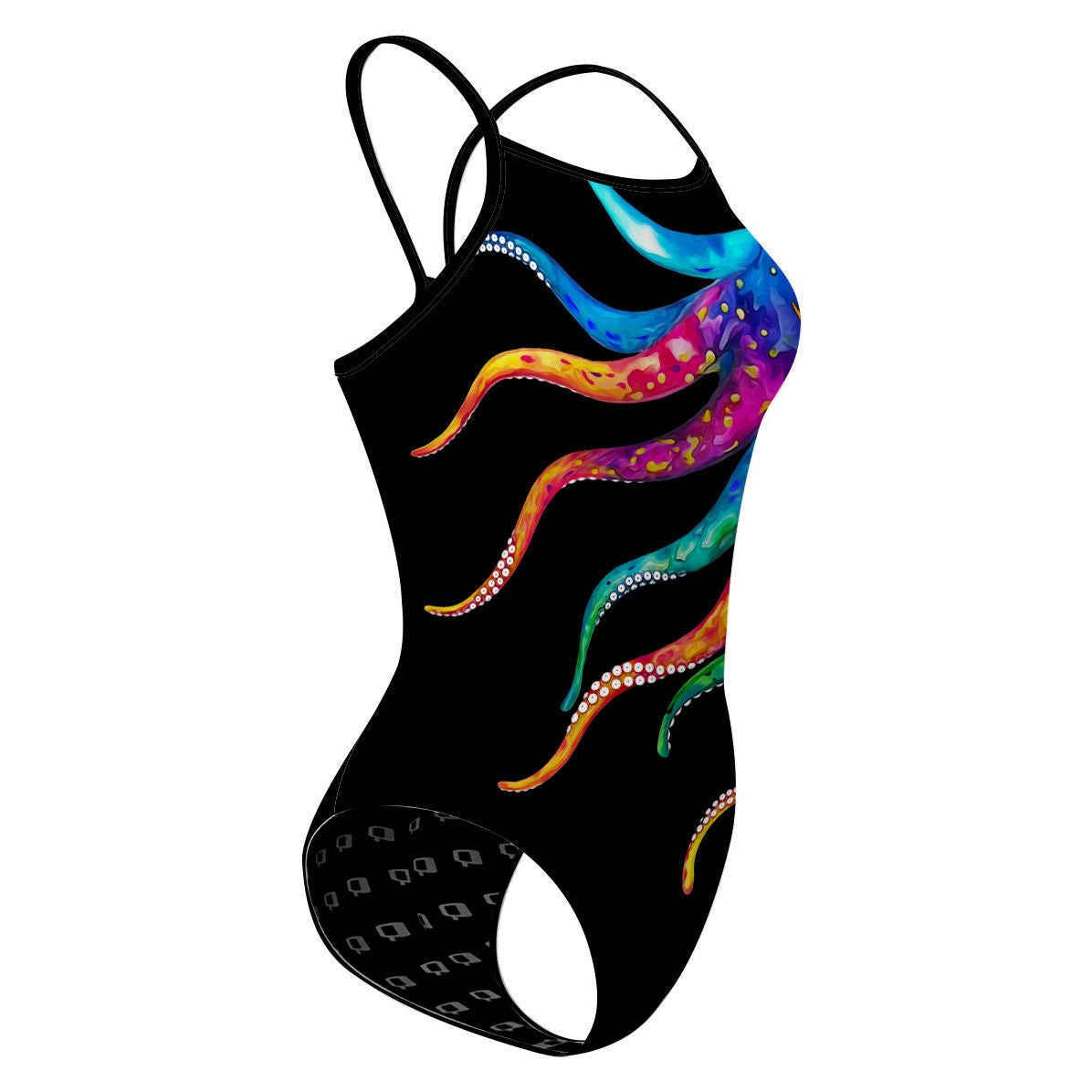 Octopus Squeeze - Skinny Strap Swimsuit