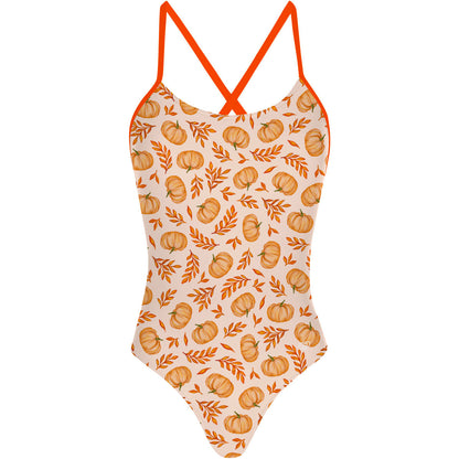 Harvest Glow - Tieback One Piece Swimsuit