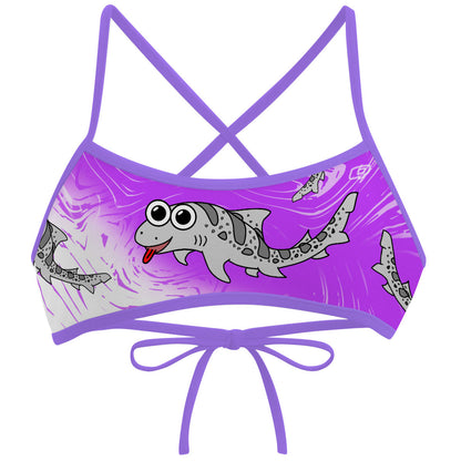 Sharkie NEW CTop Light Purple (Zoe) - Ciara Tieback Bikini Top