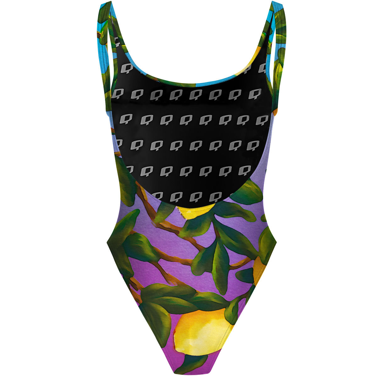 Lemon Squeeze - High Hip One Piece Swimsuit